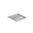 Tablett Aluminium vernickelt - quadratisch - mittel - "Reiskorn"